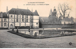 LONGNY - Le Château Et L'Eglise - Très Bon état - Longny Au Perche