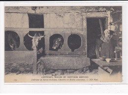 Intérieur De Ferme Bretonne, Chambre Et étable Commune, C.M.C.B - Très Bon état - Sonstige & Ohne Zuordnung