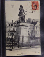 60391 . BEAUVAIS . LA STATUE DE JEANNE HACHETTE . ND  . OBLITEREE 1915 . - Beauvais