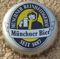 Allemagne Capsule Bière Beer Crown Cap Münchner Bier Reinhfitsgebot SU - Bier