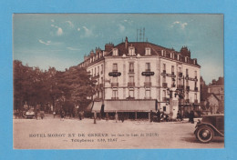650 FRANCE FRANCIA DIJON HOTEL MOROT ET DE GENEVE RARE POSTCARD - Dijon
