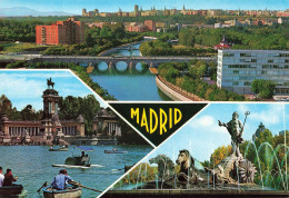 ESPAGNE - Madrid - Multivues - Beautés De La Ville - Colorisé - Carte Postale - Madrid