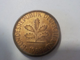 ALLEMAGNE   10 Pfennig  1988 - 10 Pfennig
