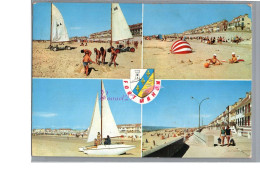 FORT MAHON 80 - La Plage Et La Digue Sud 1970 Char à Voile Bateau Enfant - Fort Mahon