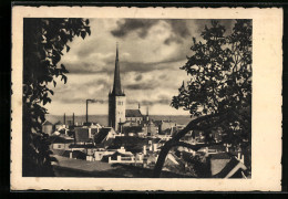AK Tallinn, Vaade Toompealt Oleviste Kirikule, Ansicht Mit Der St. Olav Kirche  - Estland