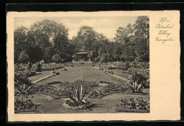 AK Kolberg, Ostseebad, Pavillon Im Rosengarten  - Pommern