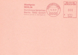 EMA Specimen ALLEMAGNE DEUTSCHLAND BUND GERMANY VORFUHRSTEMPEL GARTENSCHAU EXPOSITION JARDIN GARDEN 1995 BERLIN FLEUR - Other & Unclassified
