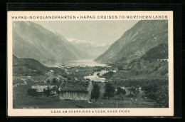 AK Odda, Gesamtansicht Mit Soerfjord  - Noorwegen