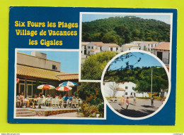 83 SIX FOURS LES PLAGES Village Vacances LES CIGALES SNI Aérospatial Tourisme Et Travail En 1975 Partie De Volley Ball - Six-Fours-les-Plages