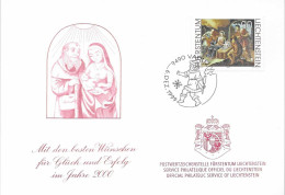 Postzegels > Europa > Liechtenstein > 1991-00 >kaart Met No. 1222 (17565) - Brieven En Documenten