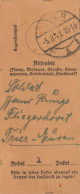 German Feldpost WW2 - Packet Receipt From An Airbase Fliegerhorst Trier-Euren Posted Trier 5.8.1941 - Message On Back. P - Militaria