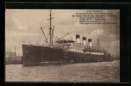 AK Dreischrauben-Schnelldampfer Cap Polonio, Hamburg Süd-Amerikanische Dampfschiff-Gesellschaft  - Steamers
