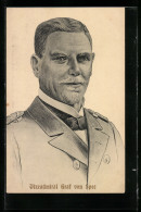 Künstler-AK Portrait Vizeadmiral Graf Von Spee  - Sonstige & Ohne Zuordnung