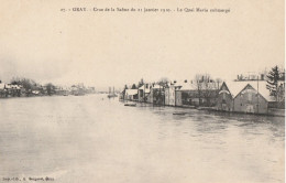 GRAY  Vrue De La Saône Du 21 Janvier 1910 - Gray