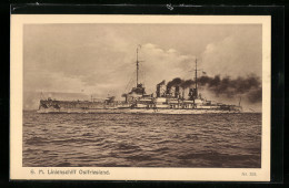 AK Kriegsschiff SM Linienschiff Ostfriesland  - Krieg