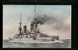 AK Kriegsschiff SMS Kaiser Karl Der Grosse  - Krieg