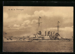 AK Kriegsschiff SMS Thüringen  - Krieg