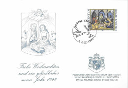 Postzegels > Europa > Liechtenstein > 1991-00 >kaart Met No. 1222 (17566) - Brieven En Documenten