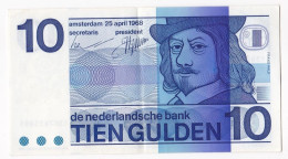 Pays Bas . 10 Gulden 1968, N° 1307635605, Superbe, Non Circulé - 10 Florín Holandés (gulden)