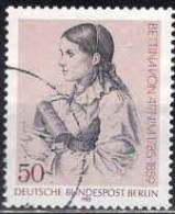 Berlin Poste Obl Yv:693 Mi:730 Bettina Von Arnim Ecrivain (cachet Rond) - Used Stamps