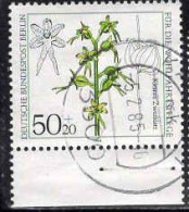 Berlin Poste Obl Yv:685 Mi:724 Kleines Zweiblatt Listera Cordata Bord De Feuille (Beau Cachet Rond) - Usados