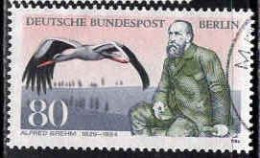 Berlin Poste Obl Yv:683 Mi:722 Alfred Brehm Ornithologue (cachet Rond) - Gebruikt