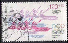 Berlin Poste Obl Yv:679 Mi:718 Kayak à Quatre Féminin (cachet Rond) - Used Stamps