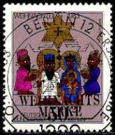 Berlin Poste Obl Yv:668 Mi:707 Weihnachten Sternsinger Crèche Africaine (TB Cachet Rond) - Used Stamps
