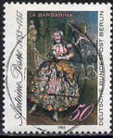 Berlin Poste Obl Yv:661 Mi:700 Antoine Pesne La Barbarina (Beau Cachet Rond) - Used Stamps