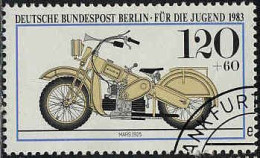 Berlin Poste Obl Yv:658 Mi:697 Fûr Die Jugend Mars 1925 (Moto) (beau Cachet Rond) - Oblitérés