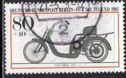 Berlin Poste Obl Yv:657 Mi:696 DKW Lomos 1922 Moto (cachet Rond) - Usados