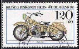 Berlin Poste Obl Yv:658 Mi:697 Mars 1925 Moto (Beau Cachet Rond) - Usados