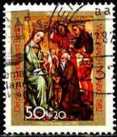 Berlin Poste Obl Yv:649 Mi:688 Weihnachtsmarke Meister Bertram Rois Mages (TB Cachet Rond) - Used Stamps