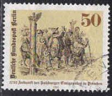 Berlin Poste Obl Yv:628 Mi:667 Ankunft Der Salzburger Emigranten In Preußen (cachet Rond) - Used Stamps