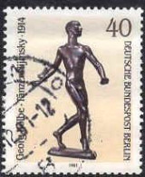 Berlin Poste Obl Yv:617 Mi:655 Georg Kolbe Tänzer Nijinsky (cachet Rond) - Oblitérés