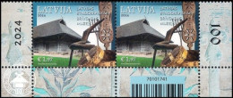 Latvia Lettland Lettonie 2024 (08) Open Air Ethnographic Museum - 100 Years (pair) - Letonia