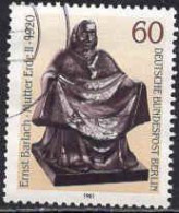 Berlin Poste Obl Yv:618 Mi:656 Ernst Barlach Mutter Erde II (cachet Rond) - Used Stamps