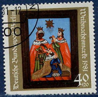 Berlin Poste Obl Yv:615 Mi:658 Weihnachtsmarke (Les Rois Mages) (beau Cachet Rond) - Usados
