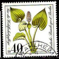 Berlin Poste Obl Yv:611 Mi:650 Schlangenwurz Calla Palustris (Beau Cachet Rond) - Oblitérés