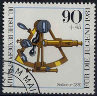 Berlin Poste Obl Yv:605 Mi:644 Für Die Jugend Sextant Um 1830 (beau Cachet Rond) - Used Stamps