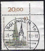 Berlin Poste Obl Yv:601 Mi:640 Karl Friedrich Schinkel Kreuzberg-Denkmal Coin De Feuille (TB Cachet Rond) - Used Stamps