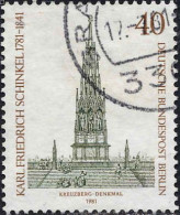 Berlin Poste Obl Yv:601 Mi:640 Karl Friedrich Schinkel 1781-1815 (beau Cachet Rond) - Gebraucht