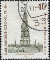 Berlin Poste Obl Yv:601 Mi:640 Karl Friedrich Schinkel 1781-1815 (beau Cachet Rond) - Used Stamps