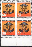Berlin Poste N** Yv:681 Mi:720 100.Jahre Strom Für Berlin (Bloc De 4) - Unused Stamps