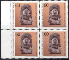 Berlin Poste N** Yv:671 Mi:710 Göttin Mit Dem Perlenturban Bloc De 4 Bord De Feuille - Unused Stamps