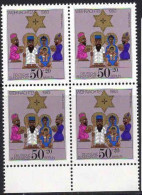 Berlin Poste N** Yv:668 Mi:707 Weihnachten Sternsinger Crèche Africaine (Bloc De 4) - Unused Stamps