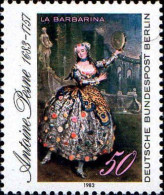 Berlin Poste N** Yv:661 Mi:700 Antoine Pesne La Barbarina - Unused Stamps
