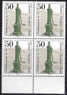 Berlin Poste N** Yv:650 Mi:689 Lauchmammerpumpe Um 1900 Bloc De 4 Bord De Feuille - Unused Stamps