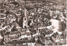 LA CHATRE (36) L'Eglise Saint-Germain Et La Place Du Marché - Vue Aérienne En 1955  CPSM GF - La Chatre