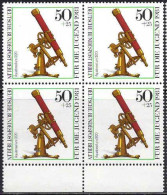 Berlin Poste N** Yv:603 Mi:642 Äquatoreal Bloc De 4 Bord De Feuille - Unused Stamps